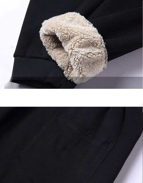 Load image into Gallery viewer, Mens Winter Warm Sherpa Lined Active Thermal Jogger Fleece Sweatpants Pant
