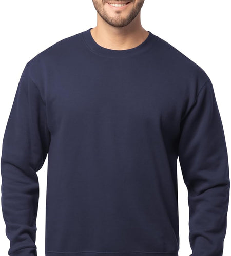 Men'S Eversoft Fleece Crewneck Sweatshirts, Moisture Wicking & Breathable, Sizes S-4X