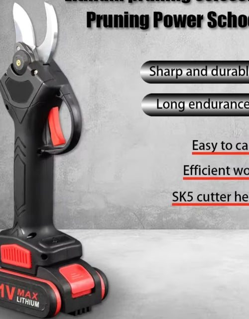 Load image into Gallery viewer, PowerPrune 21V Cordless Electric Pruner – Effortless Tree &amp; Bonsai Branch Cutting Tool
