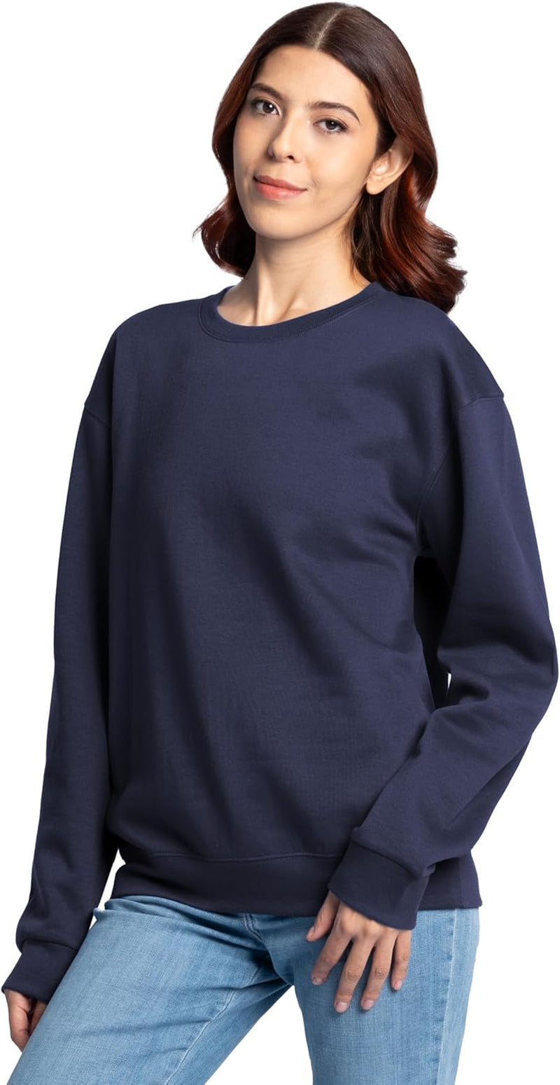 Men'S Eversoft Fleece Crewneck Sweatshirts, Moisture Wicking & Breathable, Sizes S-4X